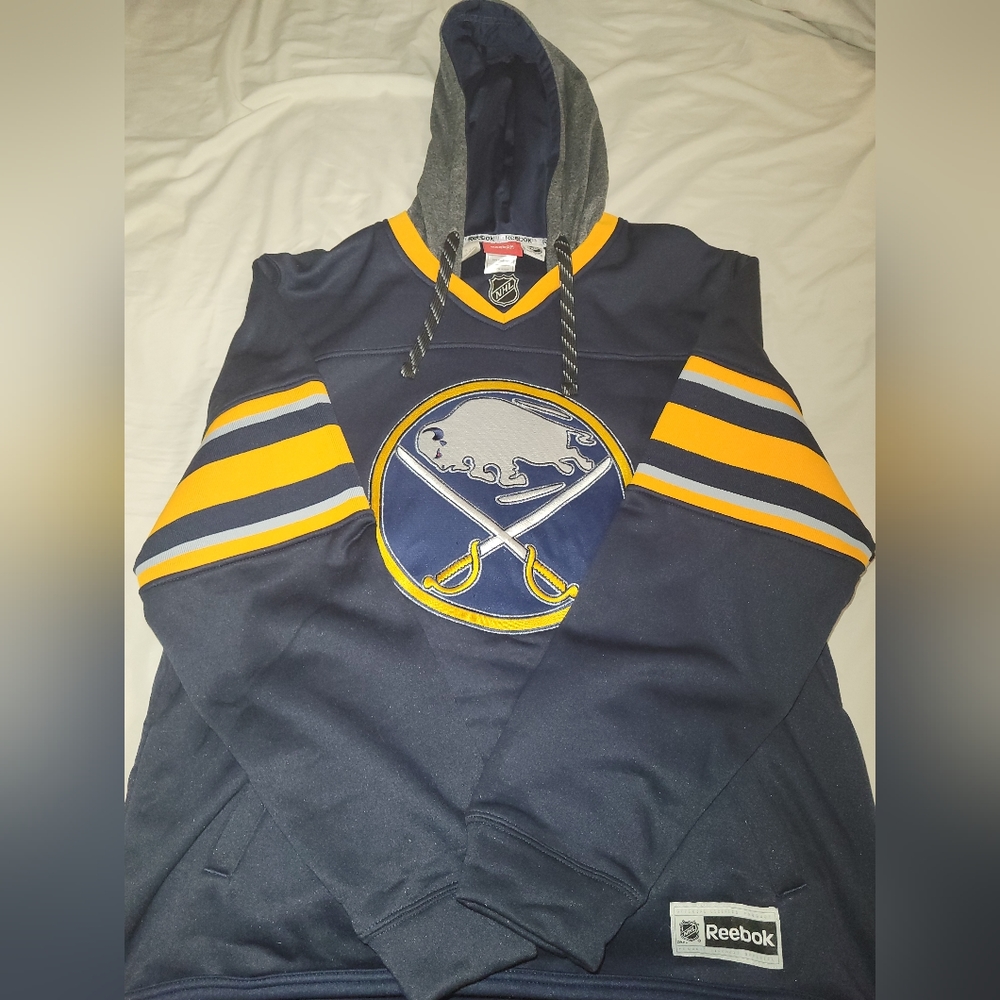 NHL Buffalo Sabres Face Off Hoodie Large Unisex